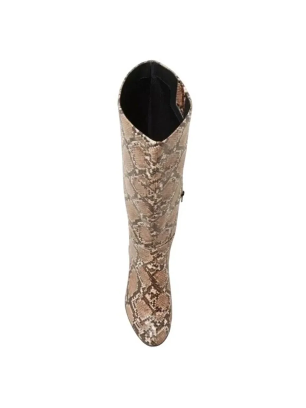 a new day Snakeskin print Brandee Knee High Heeled Fashion Boots, size 8